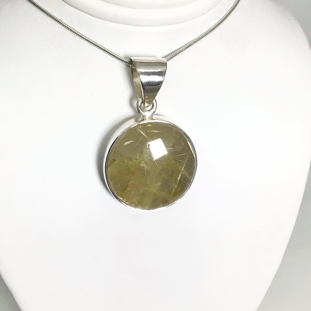 Rutilated Quartz Pendant - Rocks and Gems Canada