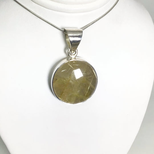 Rutilated Quartz Pendant - Rocks and Gems Canada