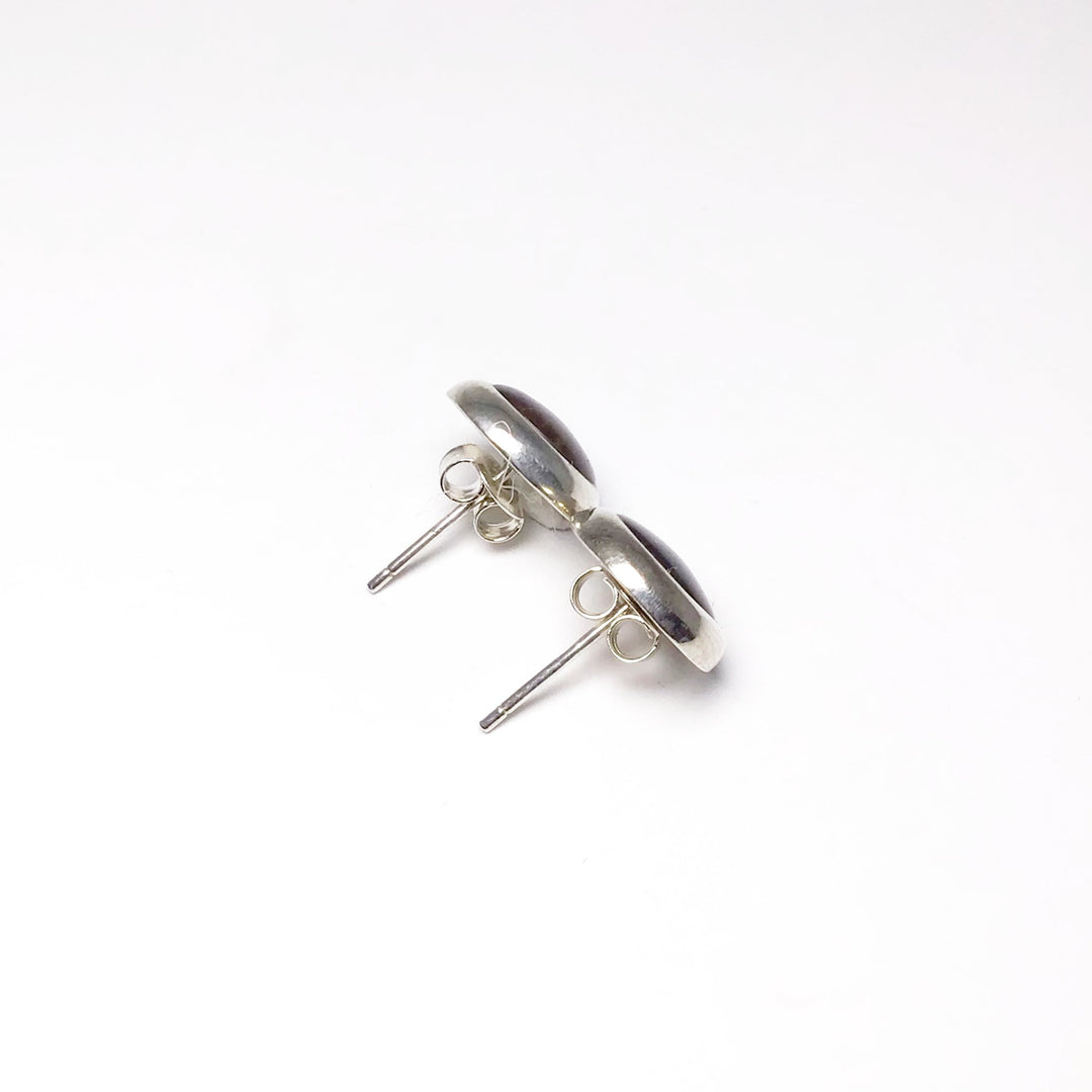 Alberta Ammolite Stud Earrings - Rocks and Gems Canada