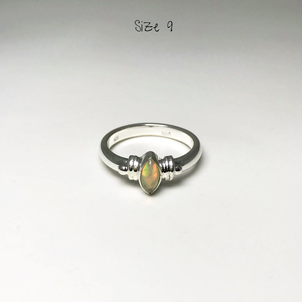 Ethiopian Fire Opal Ring - Rocks and Gems Canada