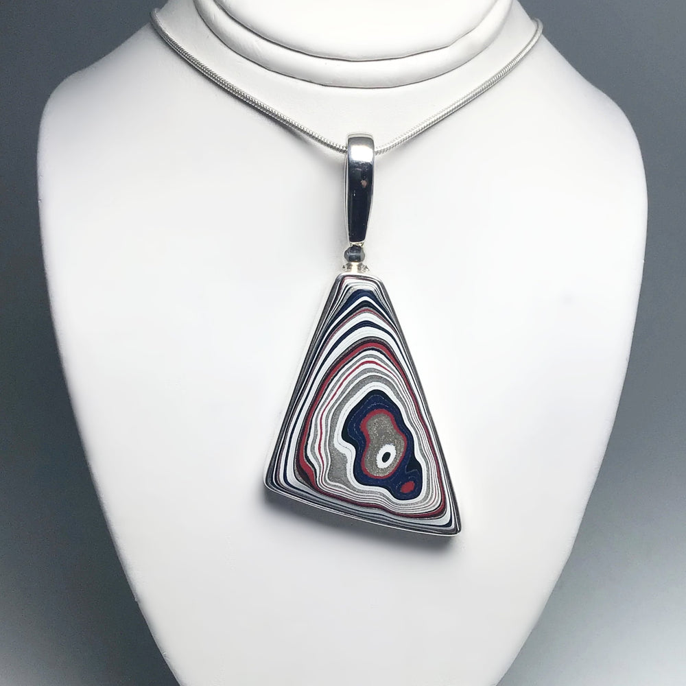 Fordite Pendant - Rocks and Gems Canada