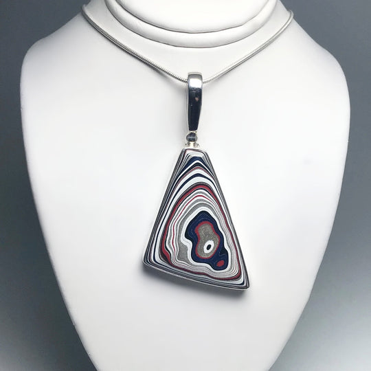 Fordite Pendant - Rocks and Gems Canada