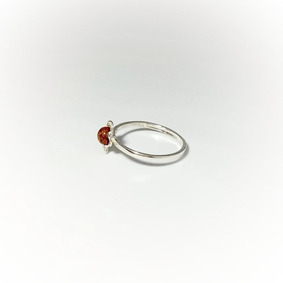 Cognac Amber Ring - Small Sizes - Rocks and Gems Canada