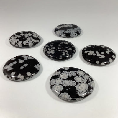 Snowflake Obsidian Touch Stone