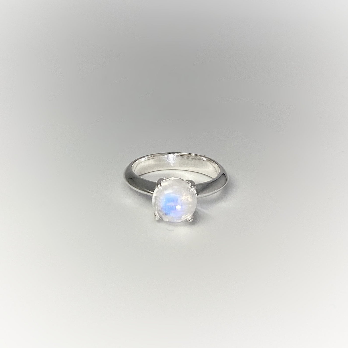 Rainbow Moonstone Ring