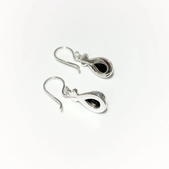Black Onyx Dangle Earrings - Rocks and Gems Canada
