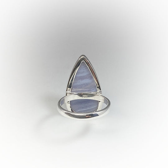 Blue Lace Agate Ring - Rocks and Gems Canada
