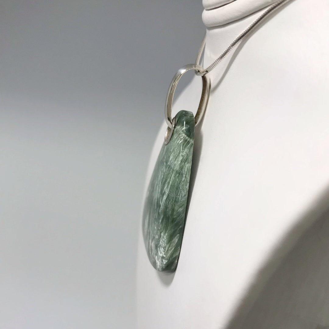 Seraphenite Pendant - Rocks and Gems Canada