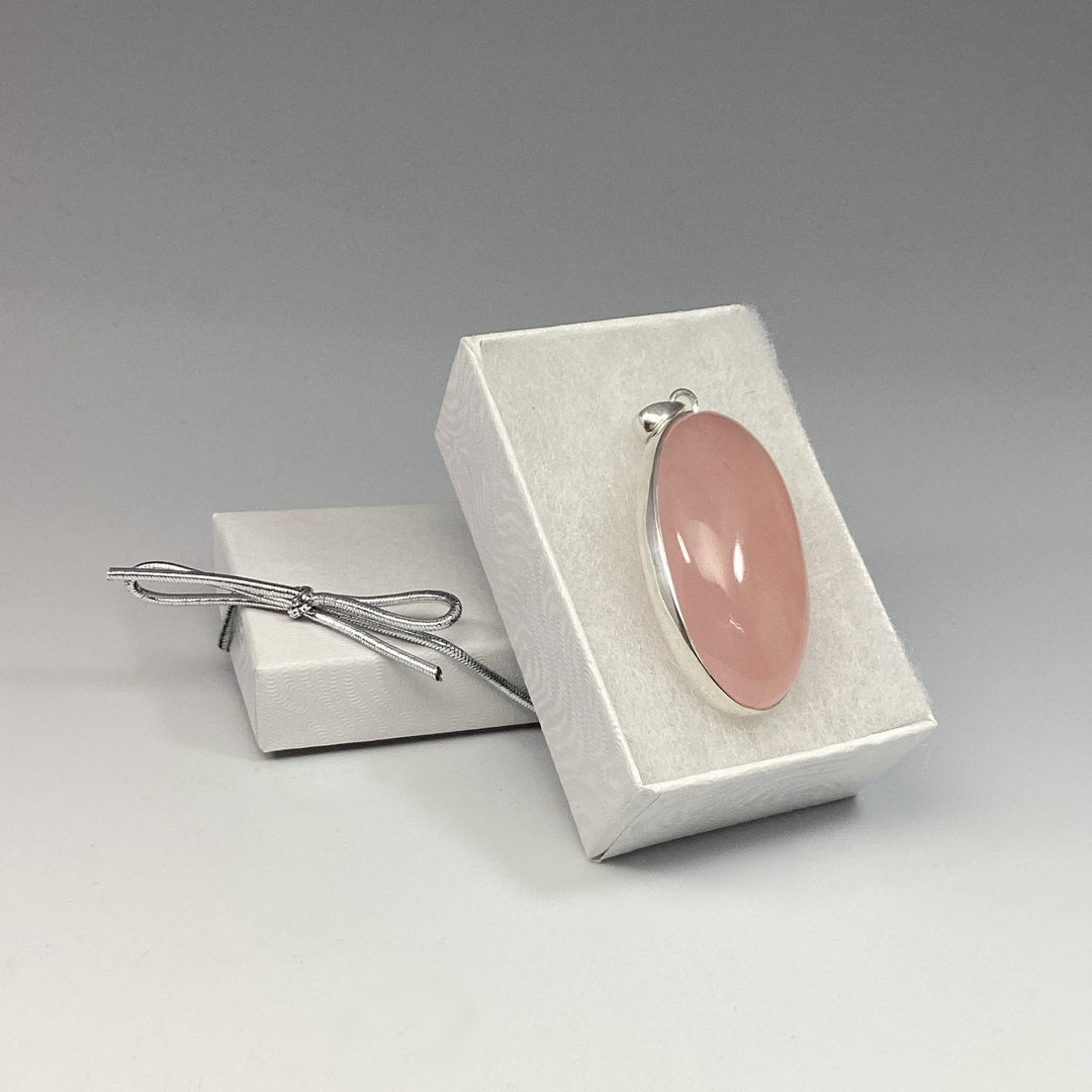 Rose Quartz Pendant - Rocks and Gems Canada
