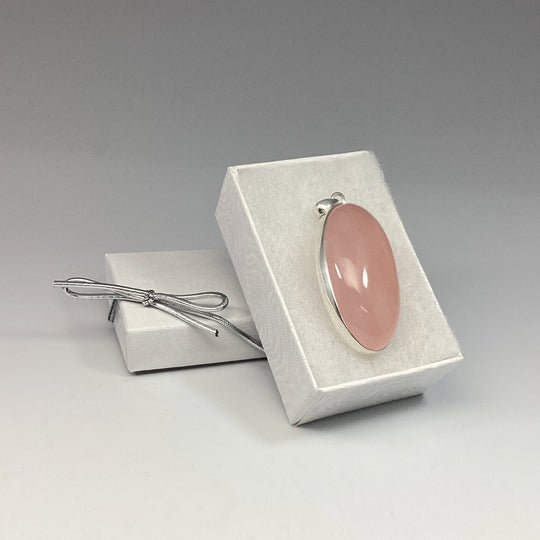 Rose Quartz Pendant - Rocks and Gems Canada