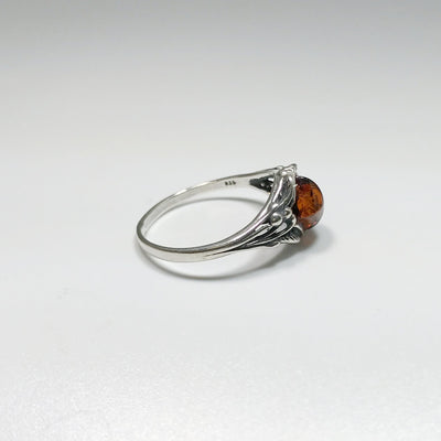 Cognac Amber Ring