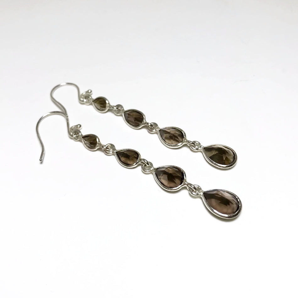 Smoky Quartz Dangle Earrings