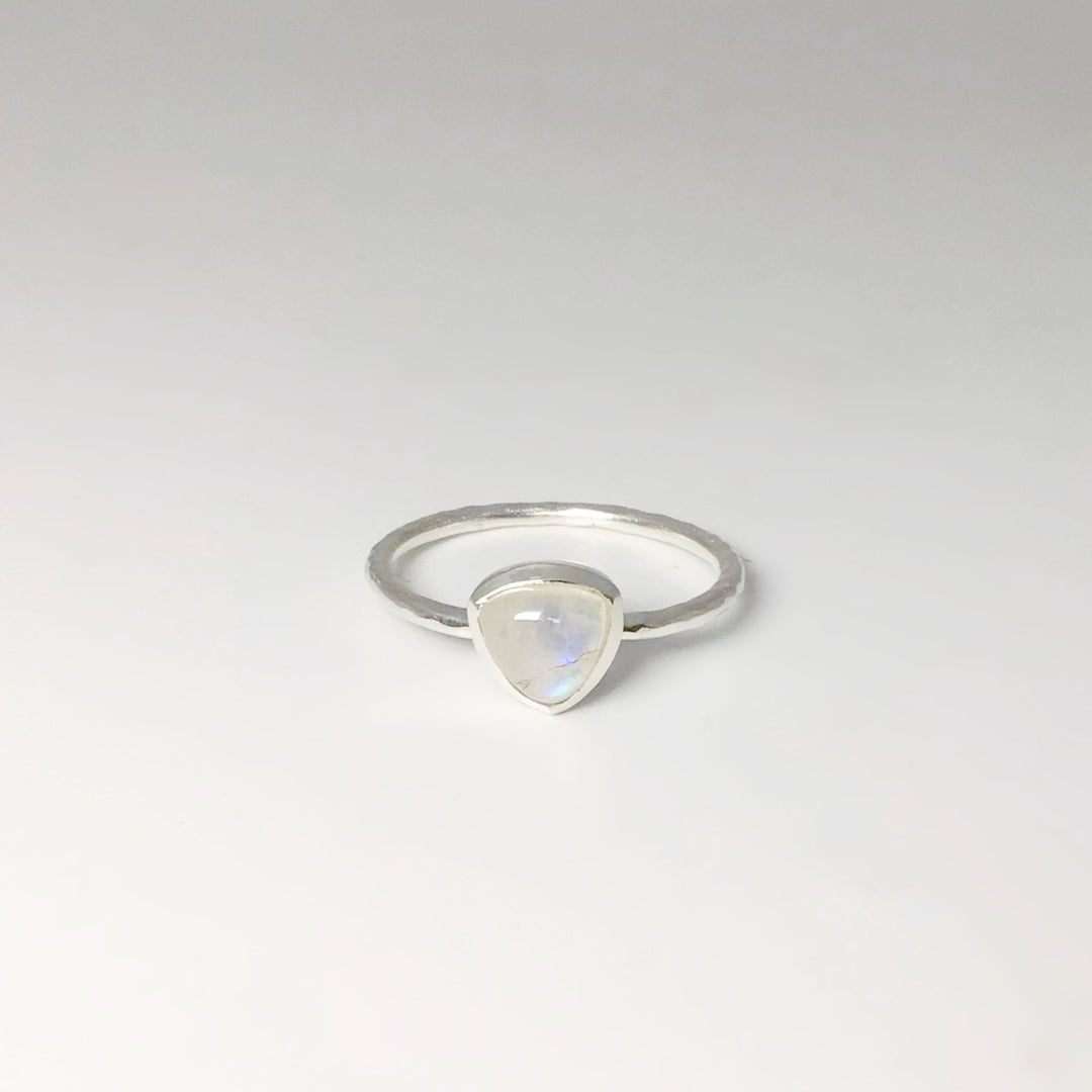 Rainbow Moonstone Ring - Rocks and Gems Canada