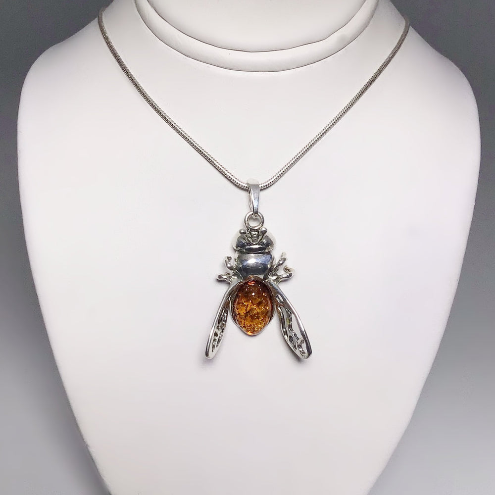 Cognac Amber Pendant - Rocks and Gems Canada