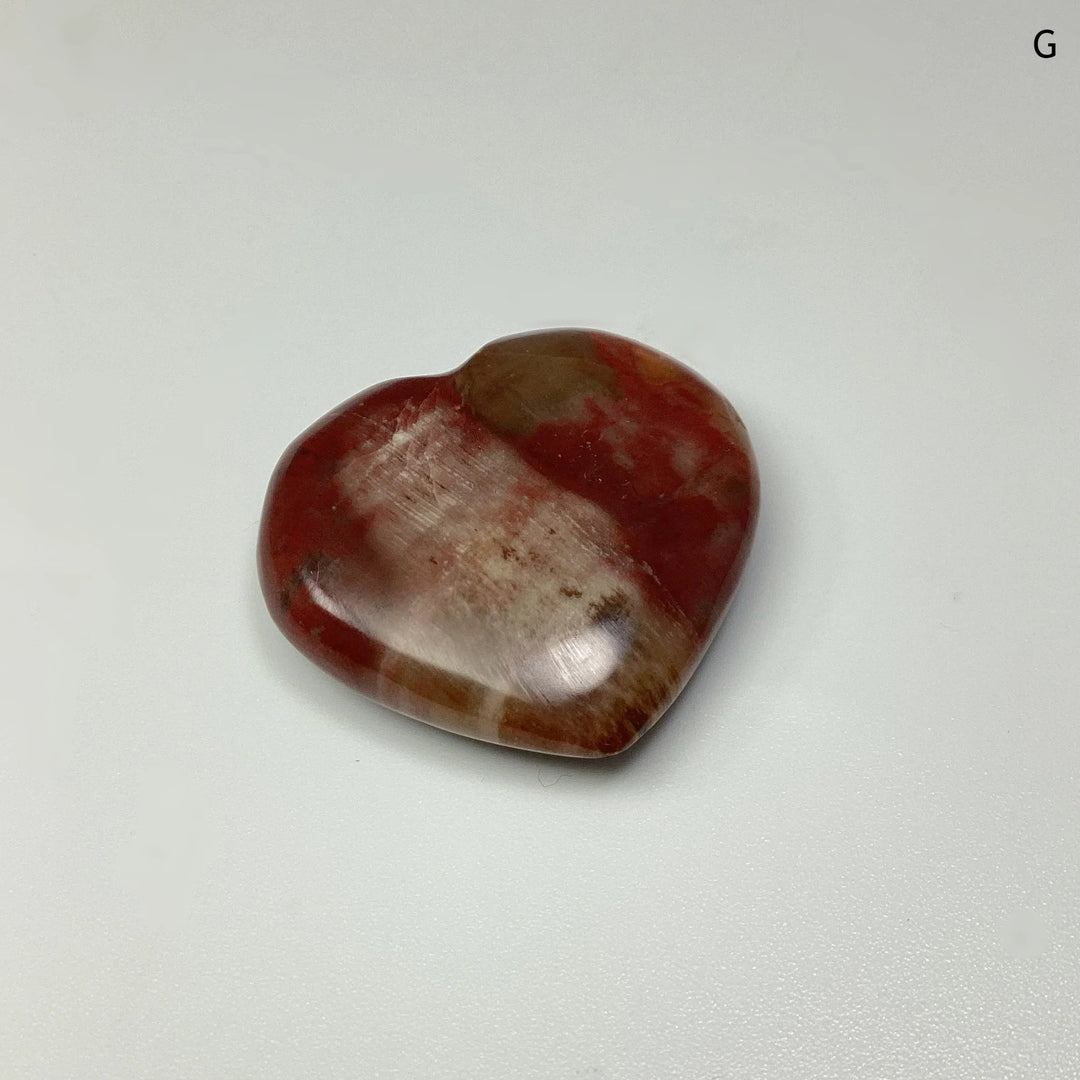Petrified Wood Heart - Rocks and Gems Canada