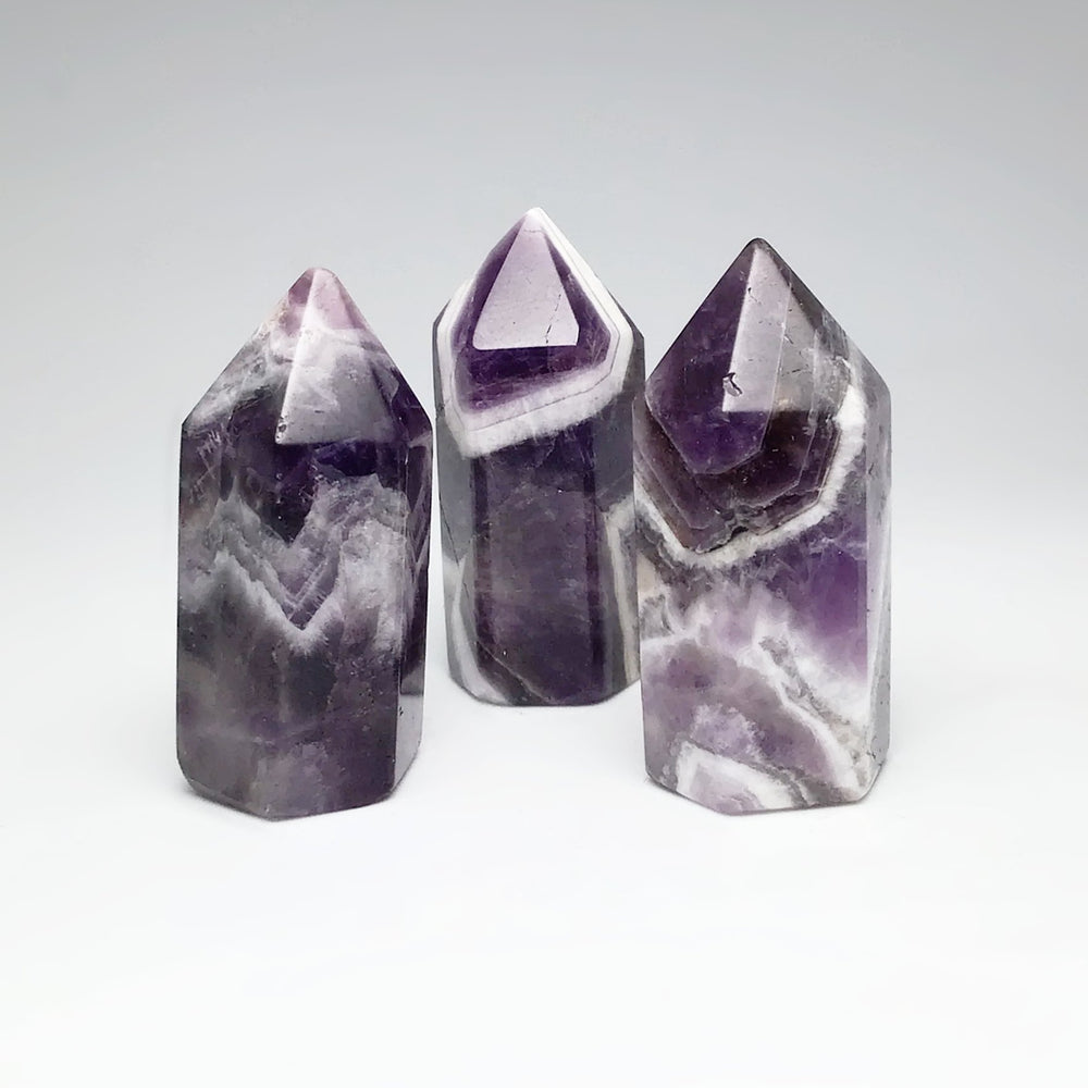 Chevron Amethyst Point - Rocks and Gems Canada