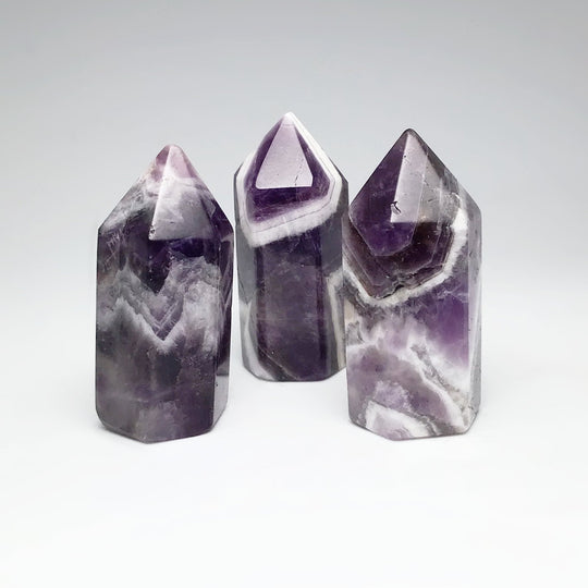 Chevron Amethyst Point - Rocks and Gems Canada