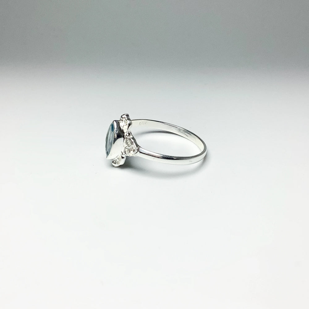 Blue Topaz Ring - Rocks and Gems Canada