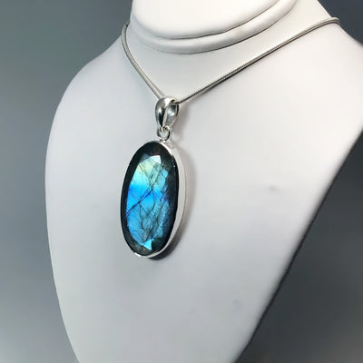 Faceted Labradorite Pendant