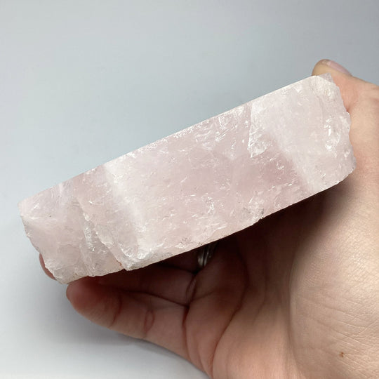 Rose Quartz Candle Holder - Rocks and Gems Canada