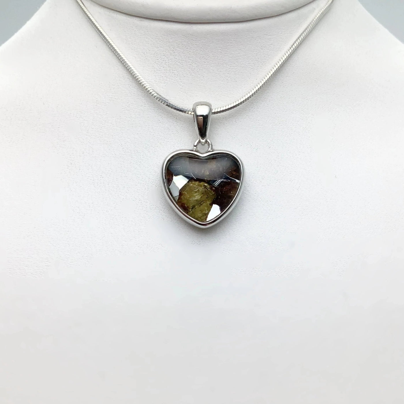 Sericho Meteorite Heart Pendant