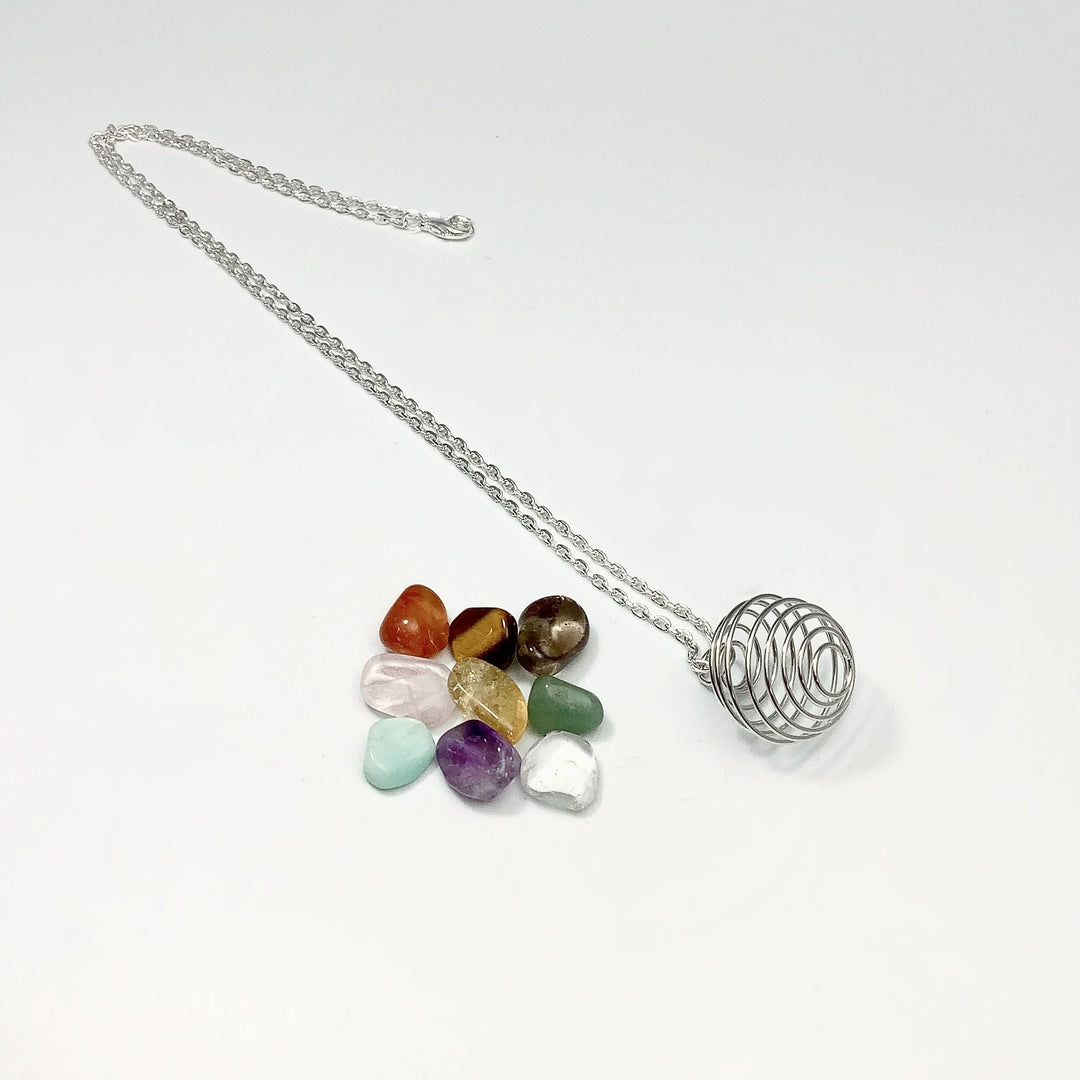 Build Your Own Chakra Healing Necklace Kit - Rocks and Gems Canada