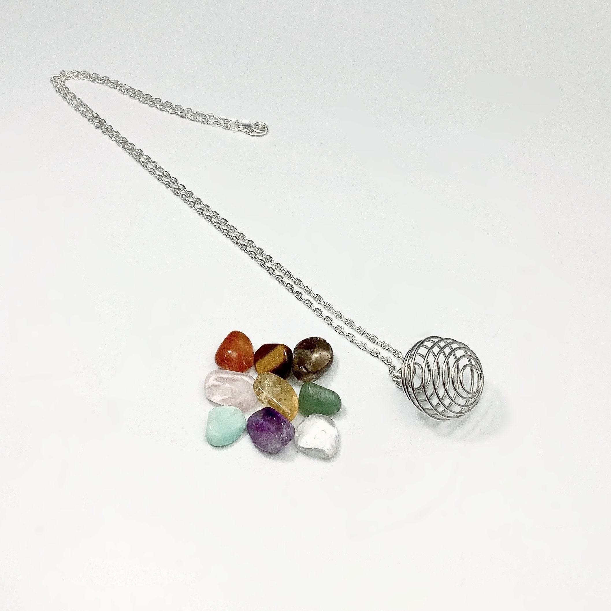 Build Your Own Chakra Healing Necklace Kit - Rocks and Gems Canada