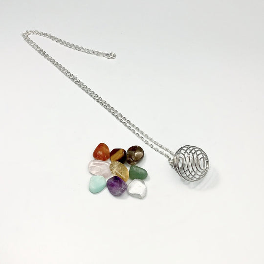 Build Your Own Chakra Healing Necklace Kit - Rocks and Gems Canada