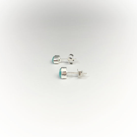 Amazonite Stud Earrings - Rocks and Gems Canada