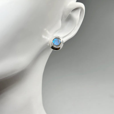 Labradorite Stud Earrings