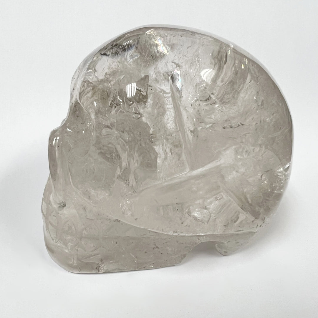 Carved Quartz Crystal Skull - Rocks and Gems Canada
