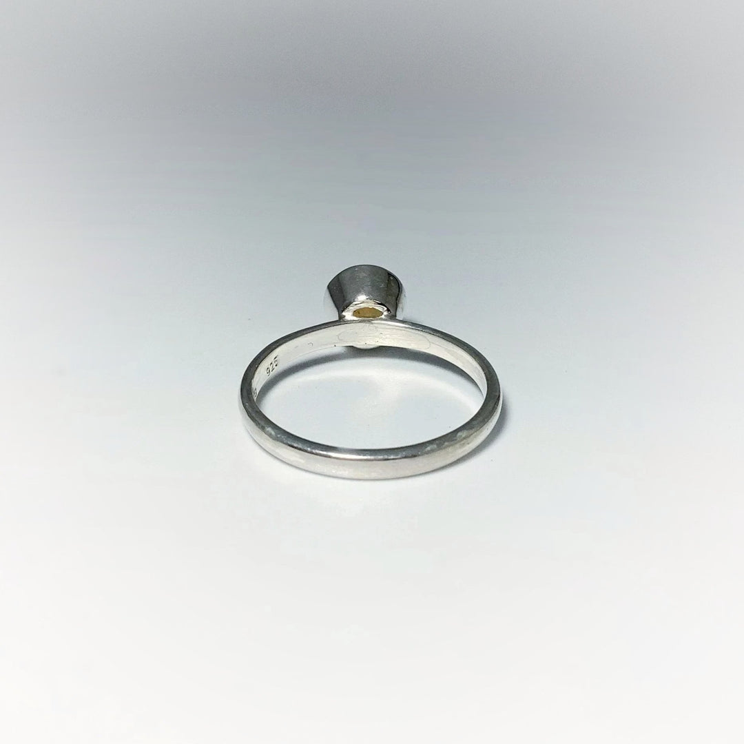Faceted Ethiopian Fire Opal Ring - Rocks and Gems Canada