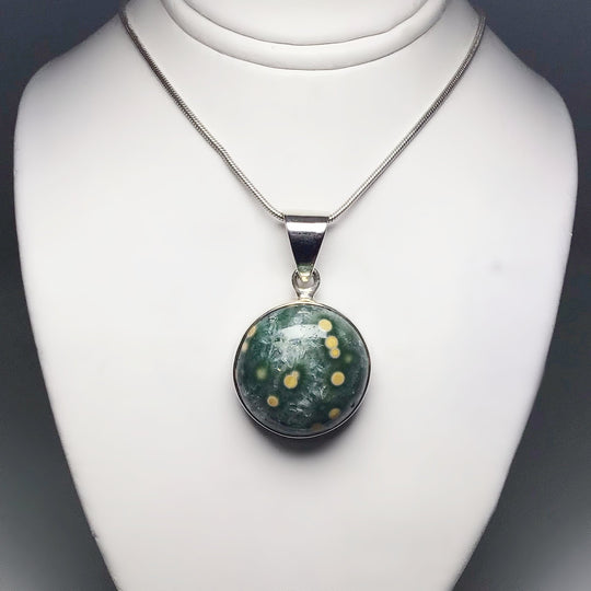 Ocean Jasper Pendant - Rocks and Gems Canada
