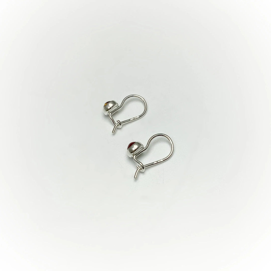 Cognac Amber Dangle Earrings - Rocks and Gems Canada