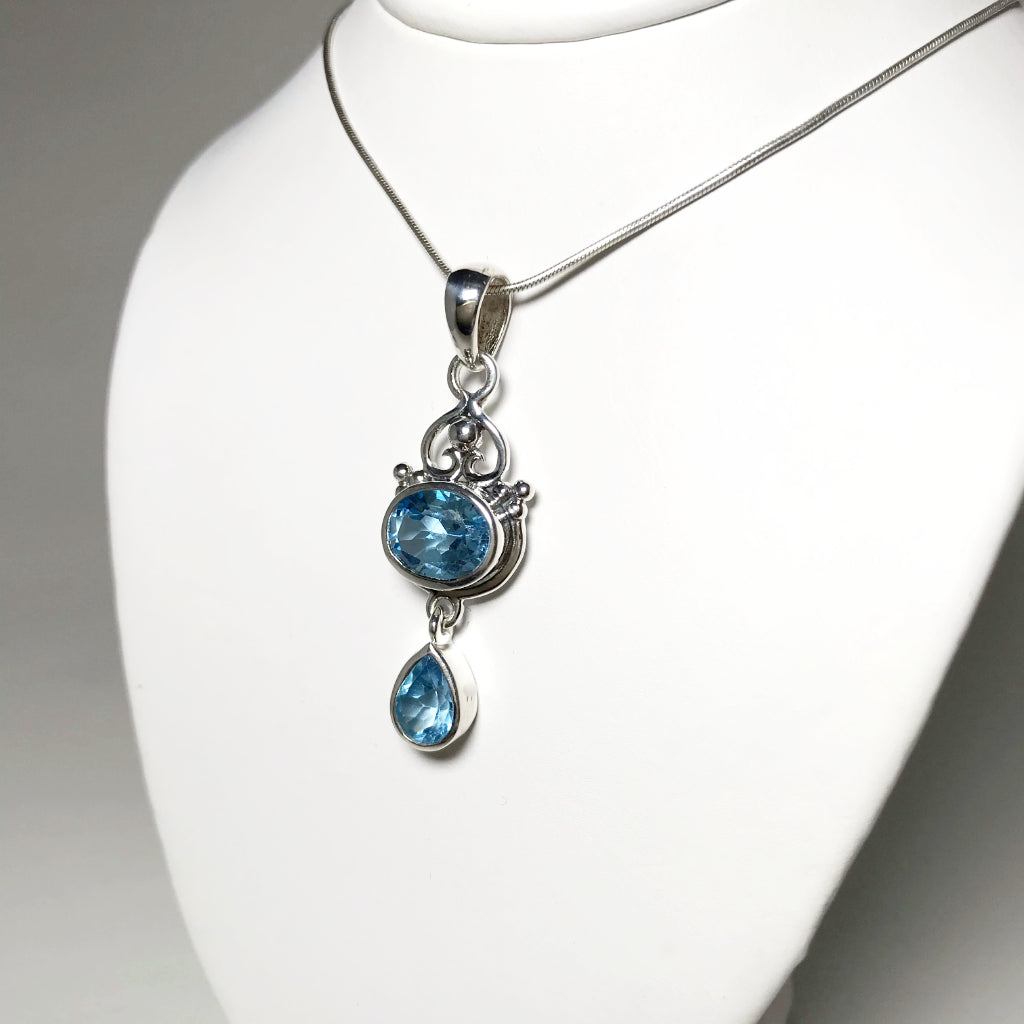 Blue Topaz Pendant