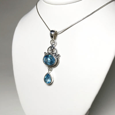 Blue Topaz Pendant