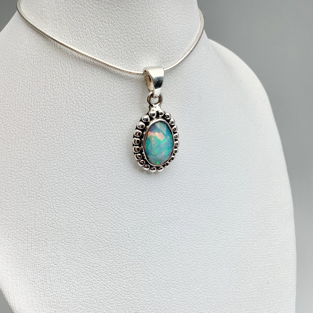 Fire Opal Pendant - Rocks and Gems Canada