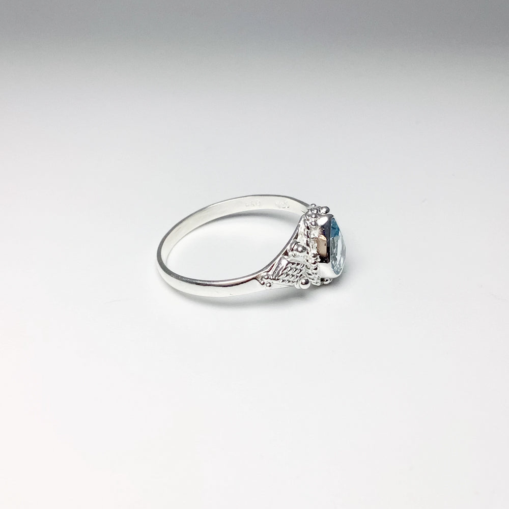 Blue Topaz Ring - Rocks and Gems Canada