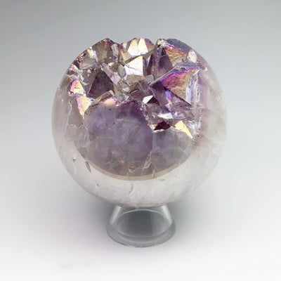 Rainbow Amethyst Geode Sphere
