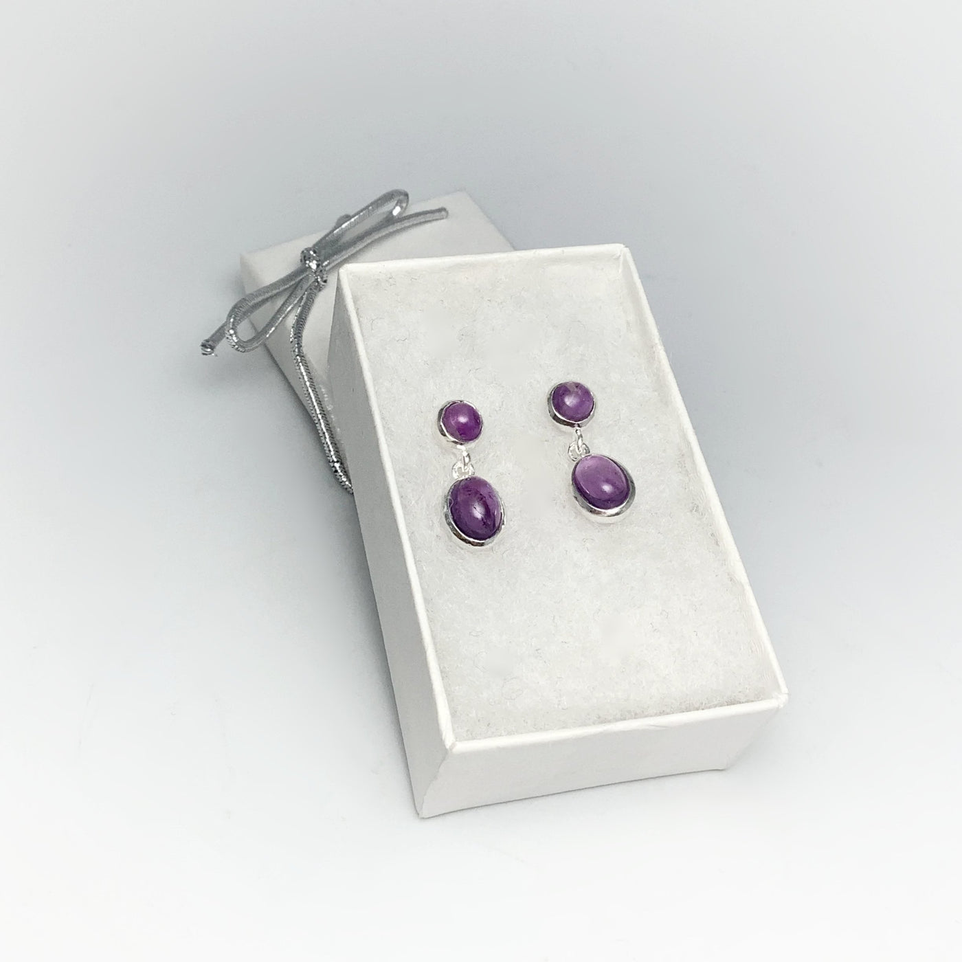 Amethyst Stud Earrings