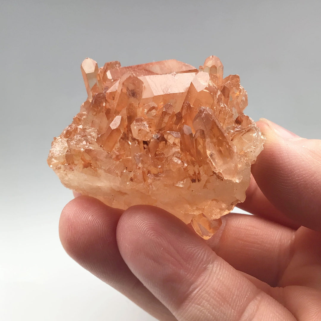 Tangerine Quartz Cluster - Rocks and Gems Canada