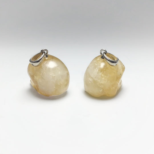 Citrine Skull Pendant - Rocks and Gems Canada