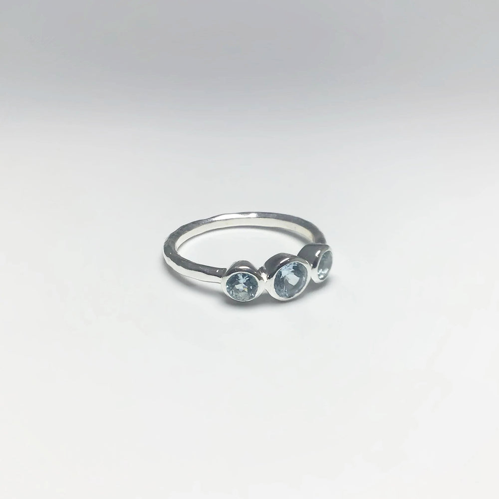 Blue Topaz Ring - Rocks and Gems Canada