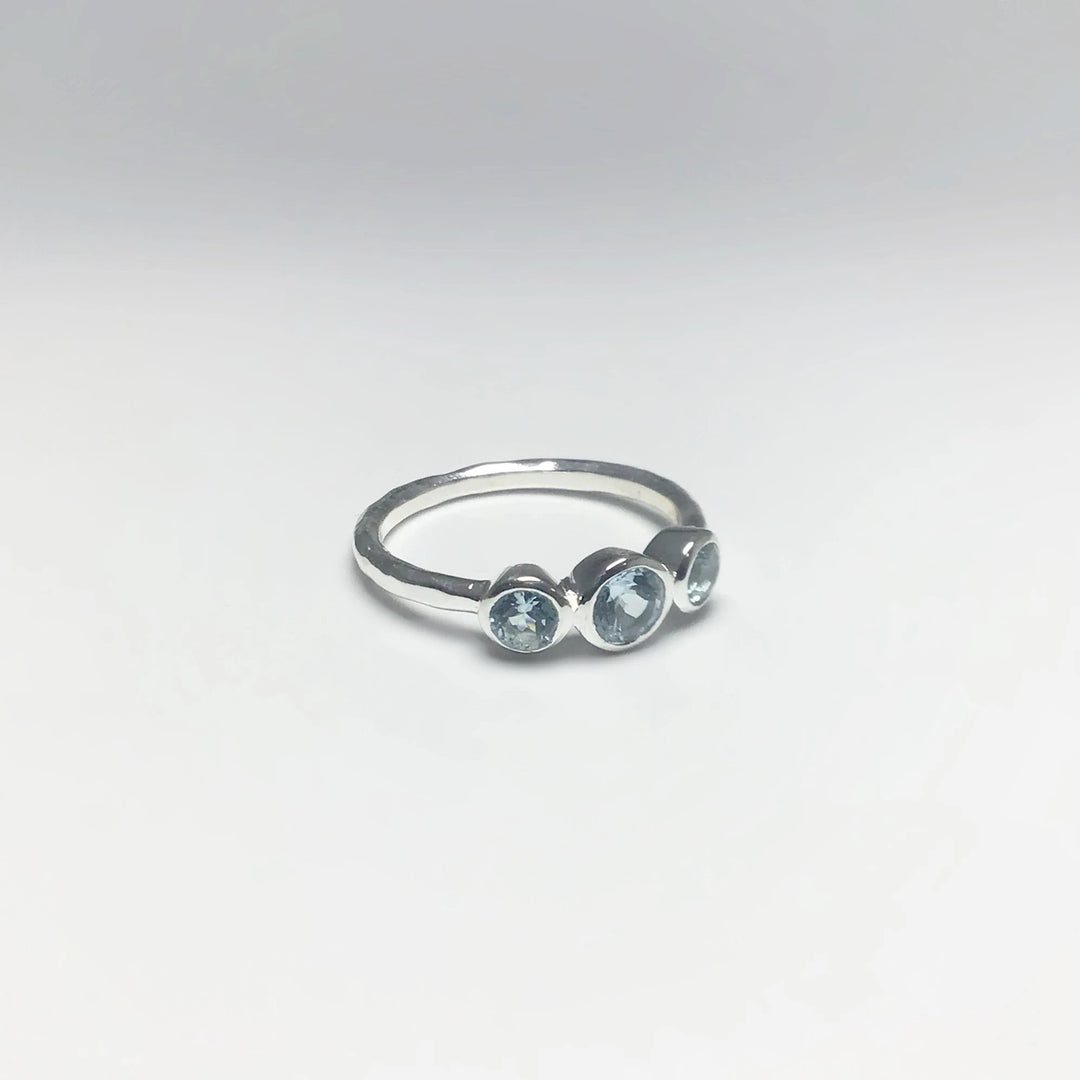 Blue Topaz Ring - Rocks and Gems Canada