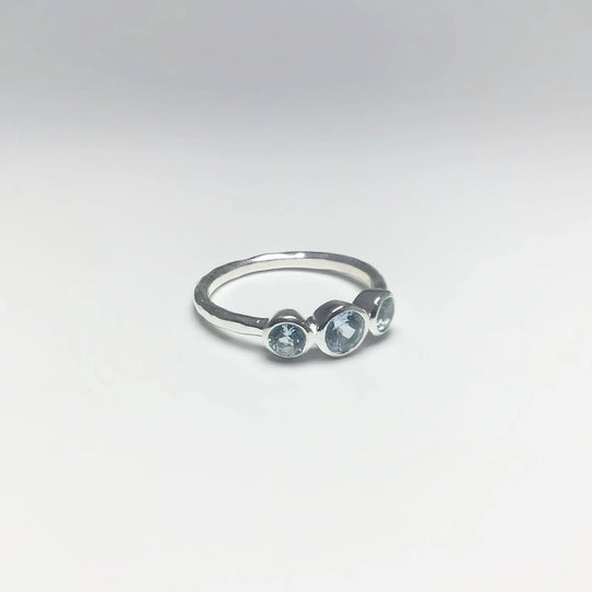 Blue Topaz Ring - Rocks and Gems Canada