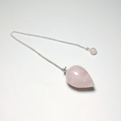 Rose Quartz Teardrop Pendulum