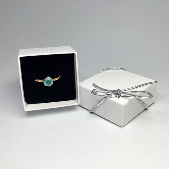 Blue Onyx Ring - Rocks and Gems Canada