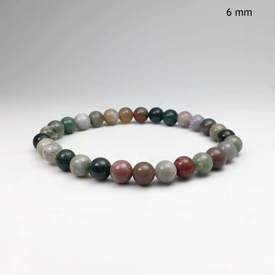 Indian Agate Beaded Bracelet