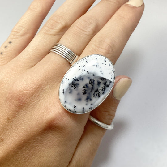 Dendritic Opal Ring - Rocks and Gems Canada