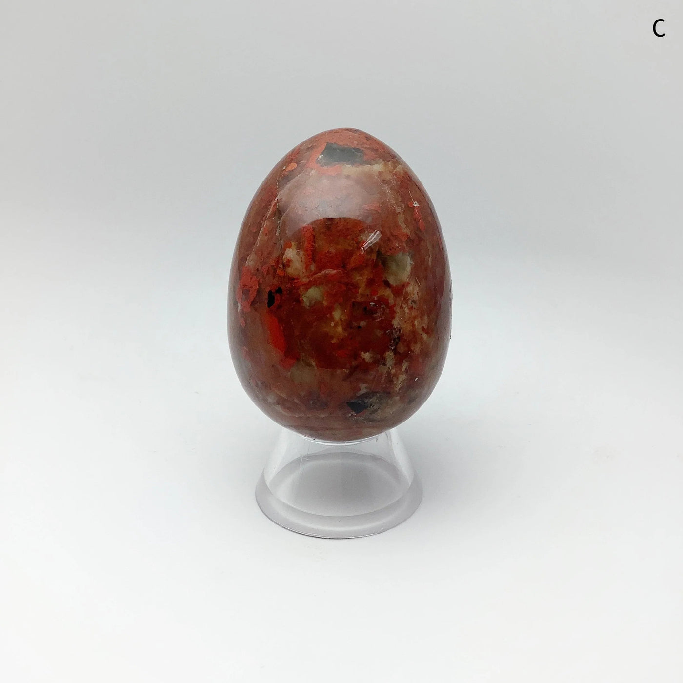 Red Brecciated Jasper Egg